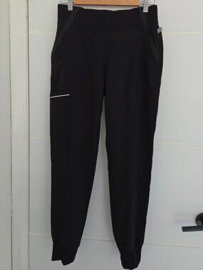 3/$15 ✨Cherokee Infinity CK110A Black Jogger Scrub Pants XS Zip Pockets
